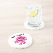 Mr Messy | Klassieke post Zandsteen Onderzetter (Zijkant)