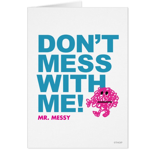 Mr Messy | Niet met mij meegaan (Voorkant)