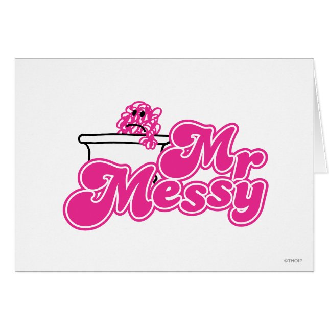 Mr Messy | onderdompeling in bad (Voorkant Horizontaal)