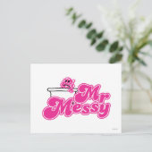 Mr Messy | onderdompeling in bad Briefkaart (Staand voorkant)