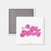 Mr Messy | onderdompeling in bad Magneet (Voorkant / Achterkant)