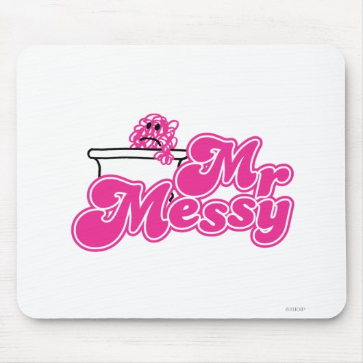 Mr Messy | onderdompeling in bad Muismat (Voorkant)