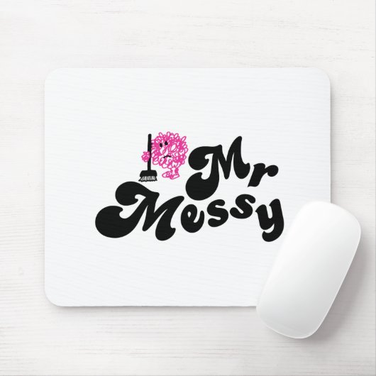 Mr Messy | schoonmaken met bezem Muismat (Met muis)