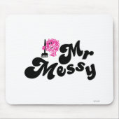 Mr Messy | schoonmaken met bezem Muismat (Voorkant)
