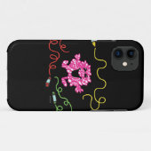 Mr Messy speelt met Crayons Case-Mate iPhone Case (Achterkant (horizontaal))