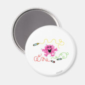 Mr Messy speelt met Crayons Magneet (Voorkant / Achterkant)