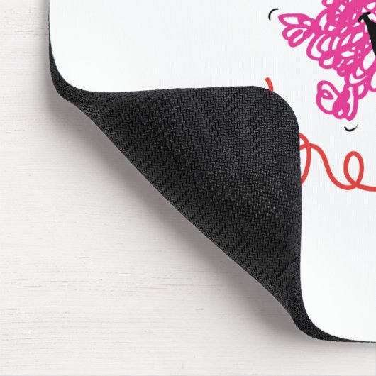 Mr Messy speelt met Crayons Muismat (Hoek)