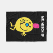 Mr Mischief Design Fleece Deken (Voorkant (Horizontaal))