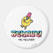 Mr Mischief | zich gedragen Magneet (Voorkant)