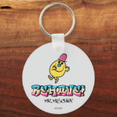 Mr Mischief | zich gedragen Sleutelhanger (Achterkant)