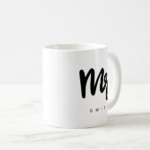 Mr. | Modern Typografie koffie-Mok Koffiemok (Voorkant rechts)