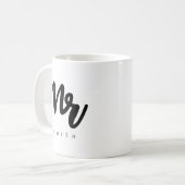 Mr. | Modern Typografie koffie-Mok Koffiemok (Voorkant links)