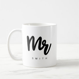 Mr. | Modern Typografie koffie-Mok Koffiemok