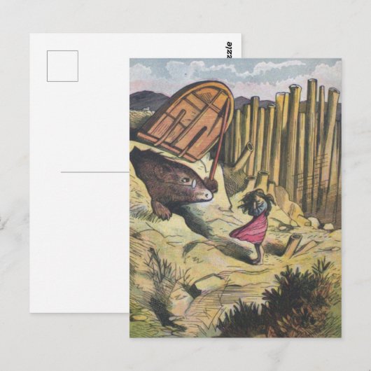 "Mr. Mole's Gast" Briefkaart (Voorkant / Achterkant)