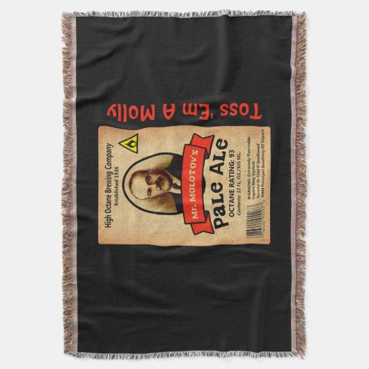 Mr. Molotov's Bleke Ale Etiket Deken (Voorkant Verticaal)