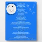 Mr Moon, Mr Moon, wat zie je? Gedicht Fotoplaat (Voorkant)