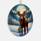 Mr Moose Keramisch Ornament (Rechts)