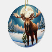 Mr Moose Keramisch Ornament (Links)