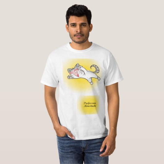 Mr. Moustache T-shirt (Voorkant volledig)