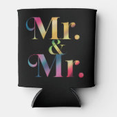 Mr & Mr Gay Bachelor Party Homohuwelijk Blikjeskoeler (Voorkant)