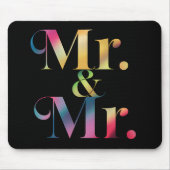 Mr & Mr Gay Bachelor Party Homohuwelijk Muismat (Voorkant)