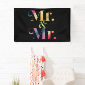 Mr & Mr Gay Bachelor Party Homohuwelijk Spandoek (Insitu)