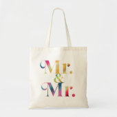 Mr & Mr Gay Bachelor Party Homohuwelijk Tote Bag (Voorkant)