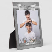 Mr & Mr Gay Wedding in Silver Foto Fotoplaat (Zijkant)