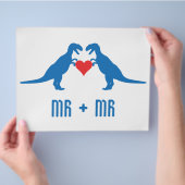 Mr.+Mr. - Liefde is Liefde Dinosauriërs Flyer (Hand)