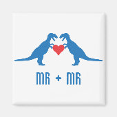Mr.+Mr. - Liefde is Liefde Dinosauriërs Magneet (Voorkant)