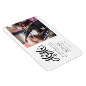 Mr. & Mr. Script - Sla de datum op met foto Magneet (Rechterzijde)