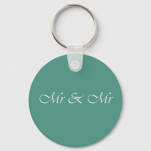 Mr & Mr Typografie Sleutelhanger (Voorkant)