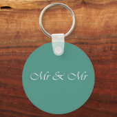 Mr & Mr Typografie Sleutelhanger (Voorkant)