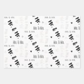 Mr & Mr Wedding Wrapping Paper Sheets (Voorkant)