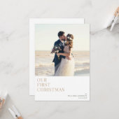 MR & MRS | Aankondiging vakantiebruiloft (Voorkant / Achterkant in situ)