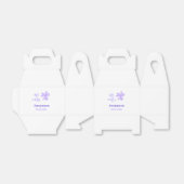 Mr & Mrs add family name date year wedding favor g Bedankdoosjes (Uitgevouwen)