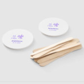 Mr & Mrs add family name date year wedding favor g Handwaaier (Niet-gemonteerd)