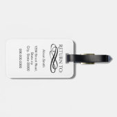 Mr & Mrs Bagagelabel (Achterkant horizontaal)