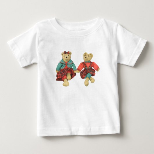 MR & MRS BEER Baby T-shirt (Voorkant)