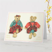 MR & MRS BEER Grote Verjaardag Kaart (Gele Bloem)