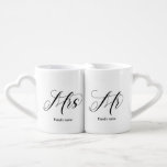 Mr&Mrs Black Modern Script Custom Wedding Pas getr Loversmokken<br><div class="desc">Een eenvoudige trendy kalligraaf met je achternaam. Het is perfect voor bruidbruiloft cadeau. Koop ze allebei om een leuke tijd door te brengen met je partner.</div>