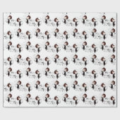 Mr. & Mrs. Bride & Groom Happiness Cadeaupapier (Vlak)