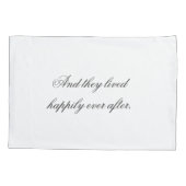 Mr. & Mrs Bride & Groom Pas getrouwd Custom Set Kussensloop (Achterkant-Links)