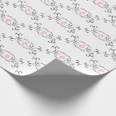 Mr & Mrs bruiloft Cadeaupapier (Hoek)