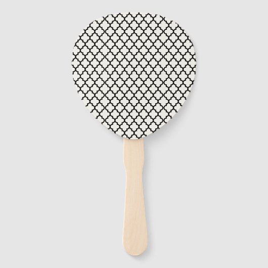 Mr & Mrs Classic Script Geometric Wedding Program Handwaaier (Achterkant)