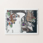 Mr. & Mrs Claus Hoe het allemaal begon met Jigzaag Legpuzzel (Horizontaal)