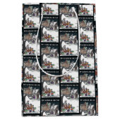 Mr. & Mrs. Claus How it All Began Medium Cadeauzakje (Voorkant)