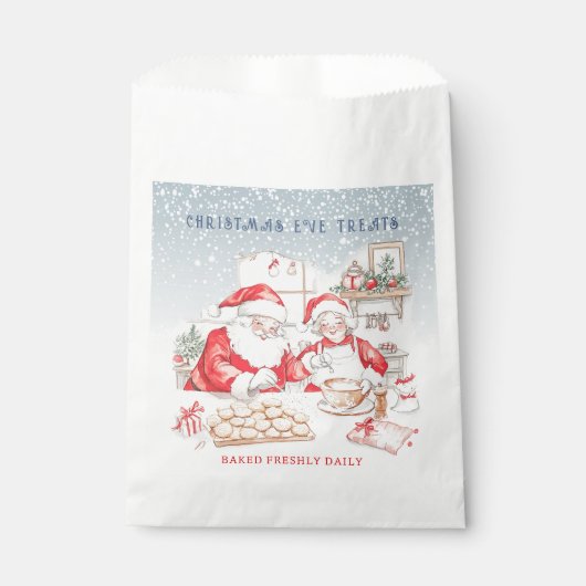 Mr & Mrs Claus Kerstkoekjes Bedankzakje (Voorkant)