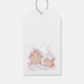 Mr & Mrs Claus Kerstkoekjes Cadeaulabel (Achterkant)