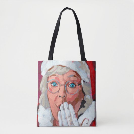 Mr. & Mrs. Claus Tote Bag (Voorkant)